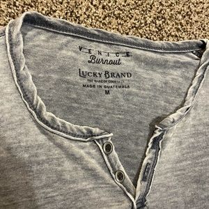 Grey Henley T-Shirt